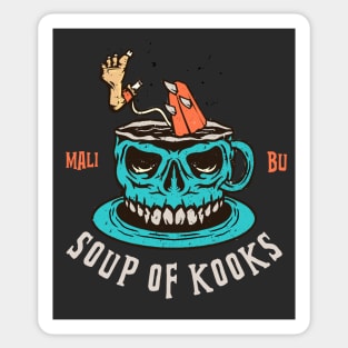 Soup of kooks Malibu Surf spot Sticker